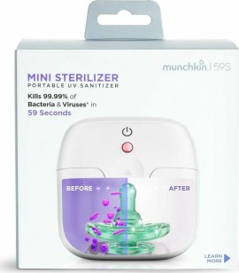 Munchkin Mini Sterilizer-59S Βρεφικός Αποστειρωτής Πιπίλας Φορητός 1τεμ