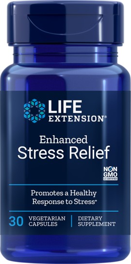 Life Extension Enhanced Stress Relief Συμπλήρωμα για το Άγχος 30 φυτικές κάψουλες