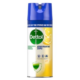 Dettol Spray Lemon Breeze Απολυμαντικό Αντιβακτηριδιακό Σπρέι 400ml