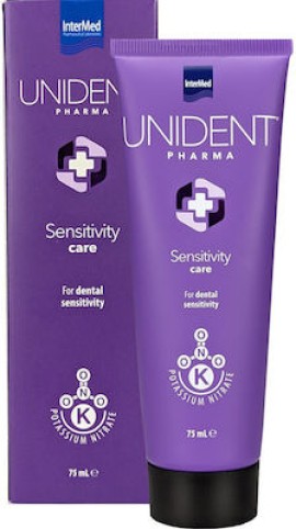 Intermed Unident Pharma Care Sensitive Οδοντόκρεμα Καθημερινής Χρήσης 75ml