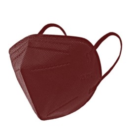 Barbeador Μάσκα KN95 (FFP2) Μπορντό χρώμα 1 τεμάχιο