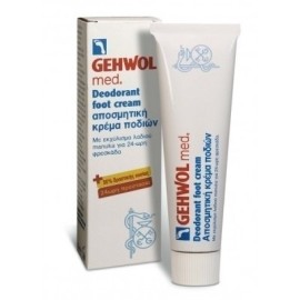 Gehwol med Deodorant Foot Cream Αποσμητική κρέμα ποδιών με 24ωρη αποτελεσματική προστασία 75ml