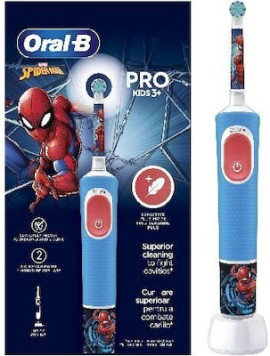 Oral-B Vitality Pro SpiderMan Ηλεκτρική Οδοντόβουρτσα για Παιδιά 3+ Ετών