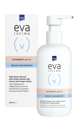 Intermed Eva Intima Extrasept PH 3.5 Minor Discomfort Υγρό Καθημερινού Καθαρισμού Ευαίσθητης Περιοχής 250ml