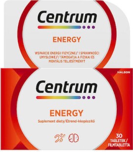 Centrum Energy Πολυβιταμίνη Για Ενέργεια & Πνευματική Απόδοση 30 Δισκία