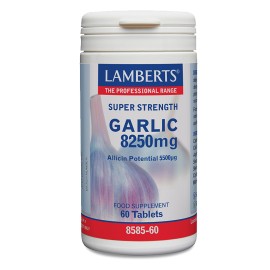 Lamberts Garlic 8250mg Συμπλήρωμα Διατροφής Για Το Καρδειαγγειακό Σύστημα 60 Ταμπλέτες [8585-60]