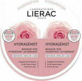 Lierac Duo Masques Hydragenist Oxygenant Ενυδατική Μάσκα 2x6ml
