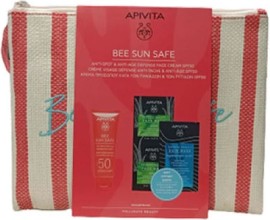 Apivita Bee Sun Safe Anti-Spot Αντηλιακή Κρέμα κατά των Πανάδων και των Ρυτίδων SPF50 50 ml + Δώρα