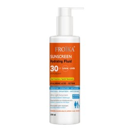 Froika Sunscreen Hydrating Fluid SPF 30+ Αντιηλιακό Ενυδατικό Γαλάκτωμα με Υαλουρονικό Οξύ για Πρόσωπο & Σώμα 250ml