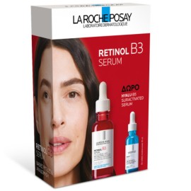 La Roche-Posay Promo Retinol B3 Serum Αντιρυτιδικός Ορός με Ρετινόλη για Ανάπλαση 30ml & Δώρο Ηyalu B5 Suractivated Serum Ορός Επανόρθωσης & Αναπλήρωσης Όγκου 10ml