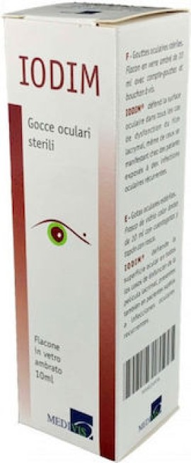 Medivis Iodim Sterile Eye Drops Στείρο Οφθαλμικό Διάλυμα 10ml