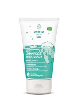 Weleda Kids 2in1 Shower & Shampoo Με Άρωμα Μέντα 150ml