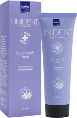 Intermed Unident Pharma Dry Mouth Οδοντόκρεμα για τα Συμπτώματα της Ξηροστομίας 75ml