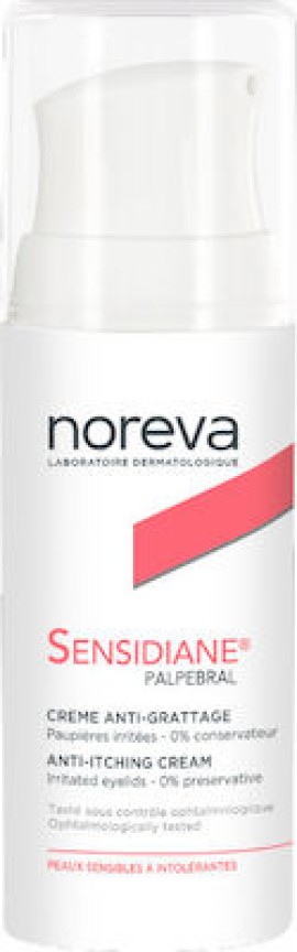 Noreva Sensidiane Palpebral Anti-Itching Soothing Cream Ενυδατική Κρέμα για τα Ερεθισμένα Βλέφαρα 20ml