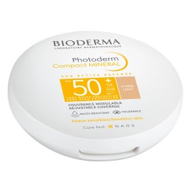 Bioderma Photoderm Compact Mineral, Light SPF50+, Αντηλιακή Πούδρα με 100% Ορυκτά - 10gr