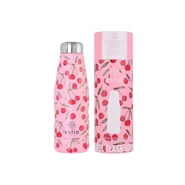 Estia Ανοξείδωτος Θερμός Travel Flask Save The Aegean 500ml Cherry Rose 01-16647
