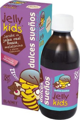 Eladiet Jelly Kids Sweet Dreams Παιδικό Σιρόπι με Μελατονίνη, Βασιλικό πολτό & Μελισσόχορτο, με Γεύση Φρούτων, 150ml