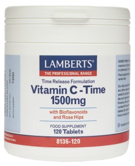 Lamberts Vitamin C Time Release 1500mg , 120 tablets
