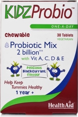 Health Aid - KidzProbio Προβιοτικά Με Βιταμίνες Για Παιδιά 30vegtabs