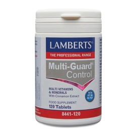 Lamberts Multi Guard Control για την Ρύθμιση Μεταβολισμού, Σακχαρώδης Διαβήτης, Για Άτομα Που Κάνουν Δίαιτα και για Χορτοφάγους , 120 tabs