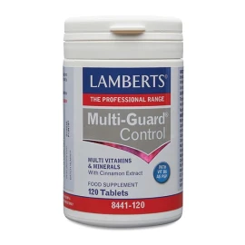Lamberts Multi Guard Control για την Ρύθμιση Μεταβολισμού, Σακχαρώδης Διαβήτης, Για Άτομα Που Κάνουν Δίαιτα και για Χορτοφάγους , 120 tabs