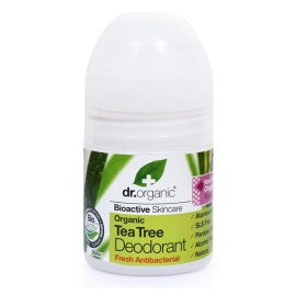 Dr.Organic Tea Tree Deodorant Αποσμητικό με Βιολογικό Έλαιο Τεϊόδεντρου 50ml