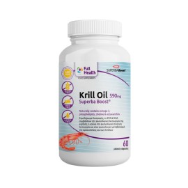 Full Health Krill Oil Superba Boost 590mg για την Υποστήριξη της Καρδιάς & του Ήπαρ 60 Μαλακές Κάψουλες