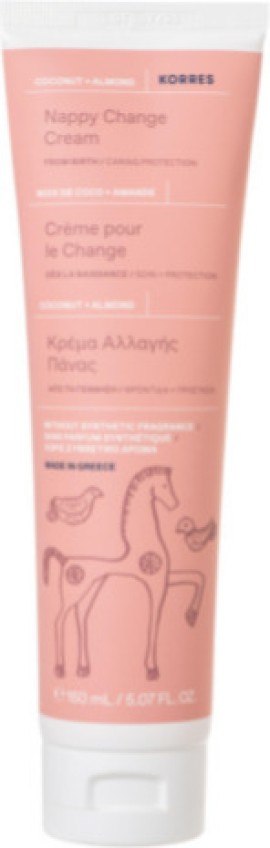 Korres  Nappy  Change Cream Kρέμα Αλλαγής Πάνας, 150ml