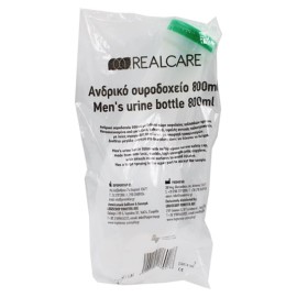 Real Care Mens Urine Bottle Ανδρικό Ουροδοχείο 800ml