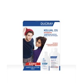Ducray Promo Kelual Ds Intensive Σαμπουάν κατά της Πιτυρίδας 100ml & Δώρο Ducray Elution Δερμοπροστατευτικό Σαμπουάν 100ml
