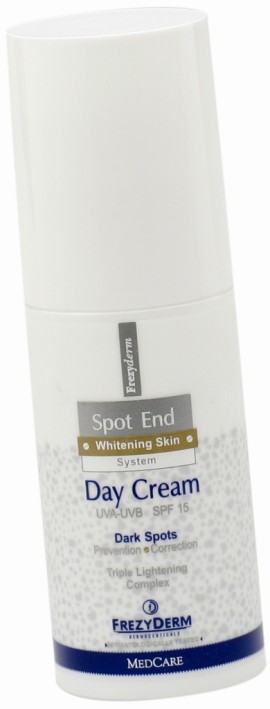 Frezyderm Spot End Day Cream SPF15 Λευκαντική Κρέμα Ημέρας 50ml