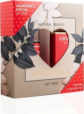 Avgerinos Cosmetics Valentine Gift Box for Women Hammam Eau de Parfum 50ml and Hammam Shower Gel 300ml