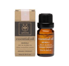 Apivita Essential Oil Neroli Αιθέριο Έλαιο Νέρολι - 10% διάλυμα σε λάδι jojoba 10ml