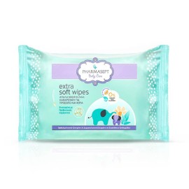 Pharmasept Baby Soft Wipes Παιδικά Μαντηλάκια Για Χερια Και Πρόσωπο 30τμχ