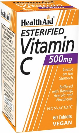 Health Aid Esterified Vitamin C Balanced & Non-Acidic 500mg 60tabs