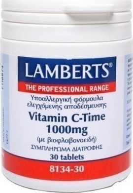 Lamberts C 1000mg T/R , Βιταμίνη C, 30tabs
