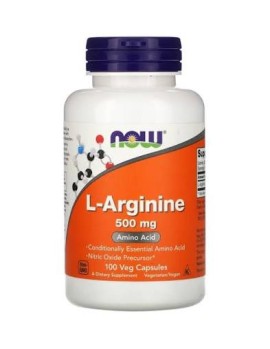 Now Foods L-Arginine 500mg 100caps