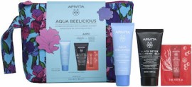 Apivita Promo Aqua Beelicious Απαλή Κρέμα Ενυδάτωσης Πλούσιας Υφής, 40ml & Δώρo Gel Καθαρισμού Προσώπου, 50ml & Bee Sun Safe Αντηλιακή, 2ml