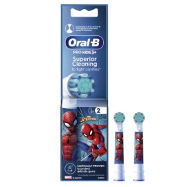 Oral-B Ανταλλακτικές Κεφαλές Παιδικής Ηλεκτρικής Οδοντόβουρτσας 2τεμ