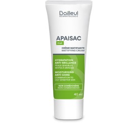 Apaisac Mat Mattifying Cream Hydratante Ενυδατική Κρέμα για Λιπαρές Επιδερμίδες 40ml