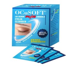 Ocusoft Lid Scrub Plus Καθαριστικά Μαντηλάκια Βλεφάρων 30 Τεμάχια
