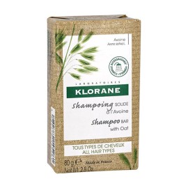 Klorane Shampoing Solide a L Avoine 80gr - Στέρεο Σαμπουάν Με Γαλάκτωμα Βρώμης