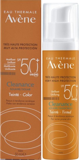 Avene Cleanance SPF50+ Teinte Αντηλιακή Κρέμα Προσώπου Κατά Της Ακμής Με Χρώμα 50ml