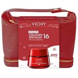 Vichy Liftactiv Collagen Specialist 16 Αντιγηραντική Κρέμα Ημέρας 50ml & Δώρο Liftactiv Collagen Specialist 16 Κρέμα Νύχτας με Αντιγηραντική Δράση για Σύσφιξη & Λάμψη 15ml