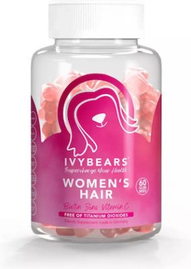 Ivybears Womens Hair Συμπλήρωμα Διατροφής Για Ενδυνάμωση & Λάμψη Σε Μαλλιά & Νύχια 60 Ζελεδάκια.