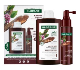 Klorane Promo Quinine Strength Intense Fortifying Serum 100ml & ΔΩΡΟ Quinine Anti-Hair Loss Shampoo 200ml