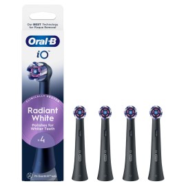 Oral-B iO Radiant Ανταλλακτικές Κεφαλές για Ηλεκτρική Οδοντόβουρτσα Λευκό 4τμχ