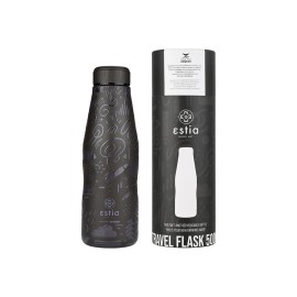Estia Θερμός Ανοξείδωτος BPA Free Travel Flask Save the Aegean Noir Echo 500ml 01-22044