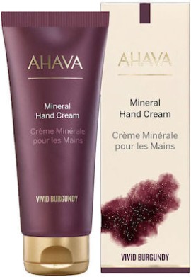 Ahava Vivid Burgundy Mineral Hand Cream, Ενυδατική Κρέμα Χεριών 100ml.