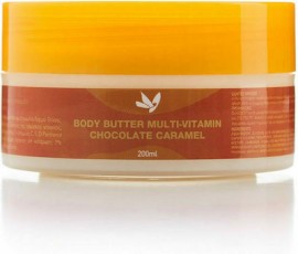 Anaplasis Body Butter Multi-Vitamin Chocolate Caramel - Θρέψη & Ελαστικότητα Σώματος Με Φουντουκέλαιο, Argan & Ginseng 200ml
